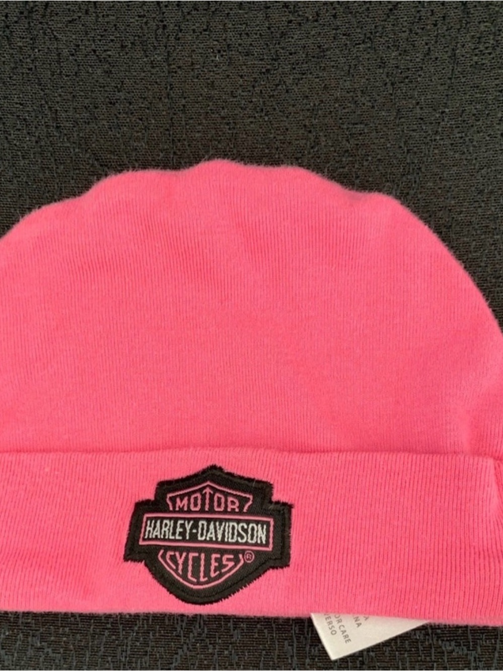 Harley-Davidson Hot Pink Baby Beanie